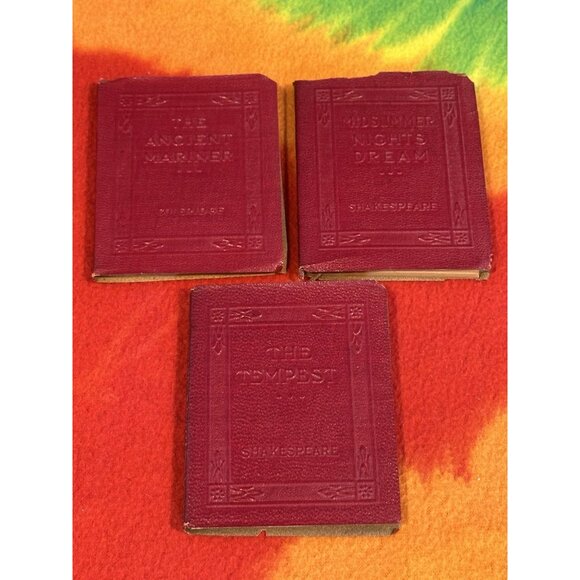 Vintage Shakespeare Mini Books Lot‎ Of 3 - Picture 1 of 6